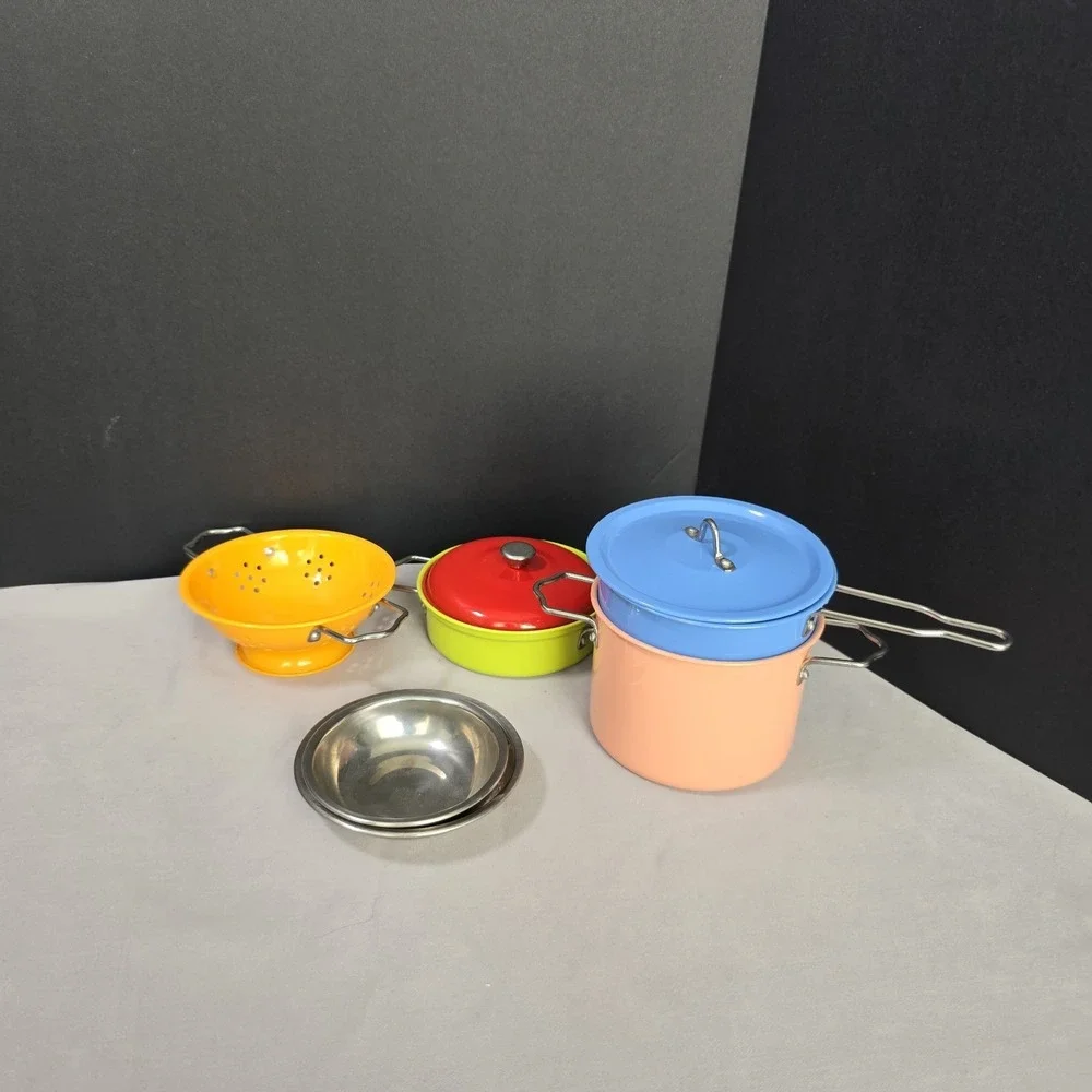 Mix Match Small Foot Metal Cookware Set Pretend Play 11751